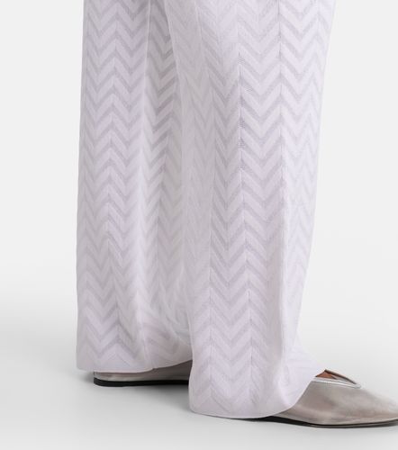 Pantalones anchos en mezcla de algodón - Missoni - Modalova
