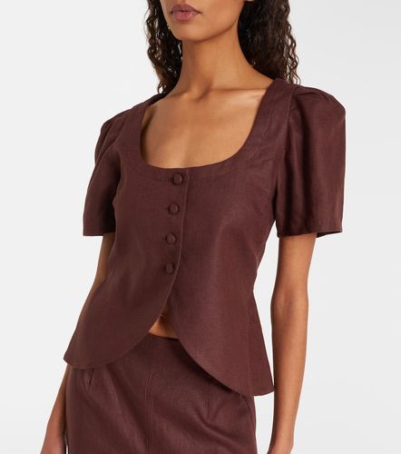 Faithfull Top Emma de lino - Faithfull - Modalova