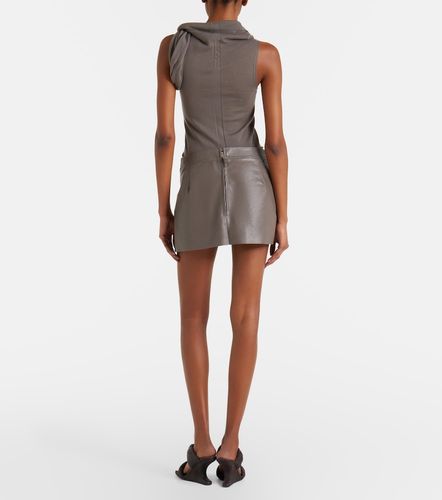 Rick Owens Fog leather miniskirt - Rick Owens - Modalova