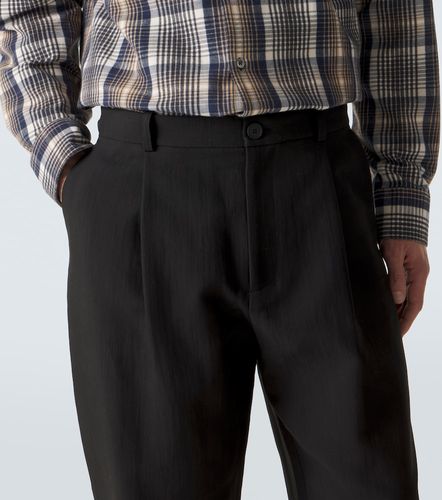 Tuck cotton-blend tapered pants - Studio Nicholson - Modalova