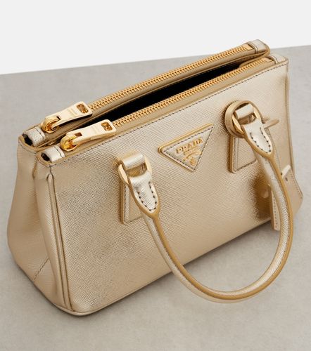 Borsa Galleria Mini in pelle metallizzata - Prada - Modalova