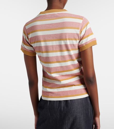 Prada Striped cotton jersey T-shirt - Prada - Modalova