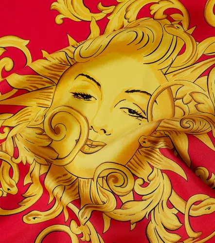 Versace Printed silk twill scarf - Versace - Modalova
