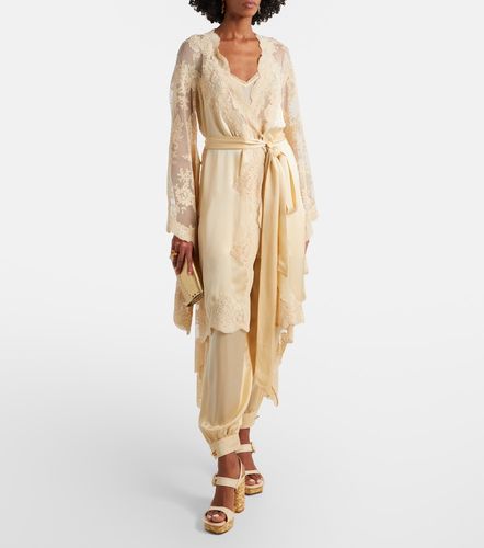 Midikleid Como aus Seide mit Spitze - Zimmermann - Modalova