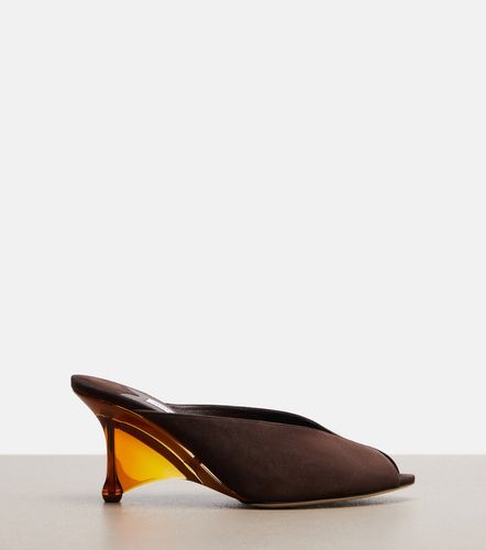 Mules con cuña Glace de ante - Jimmy Choo - Modalova