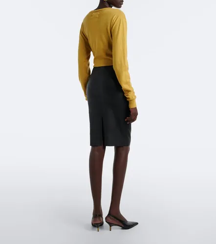 Stouls Falda midi Gilda de piel - Stouls - Modalova