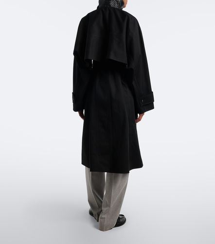 Gabardina de algodón con piel Intrecciato - Bottega Veneta - Modalova