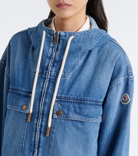 Ecrevisse layered denim down jacket - Moncler - Modalova