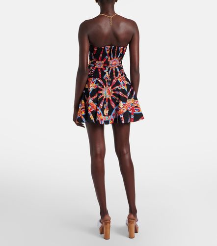 Vestido corto en mezcla de seda estampado - Dolce&Gabbana - Modalova