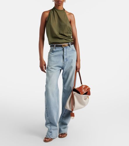 Balenciaga Draped cotton-blend top - Balenciaga - Modalova