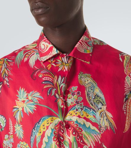 Camisa bowling de algodón con paisley - Etro - Modalova