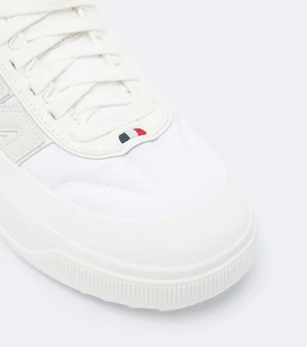 Altive leather-trimmed platform sneakers - Moncler - Modalova
