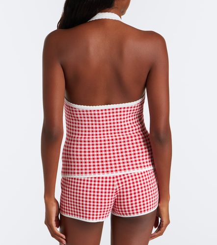 Posse Micah gingham halterneck top - Posse - Modalova