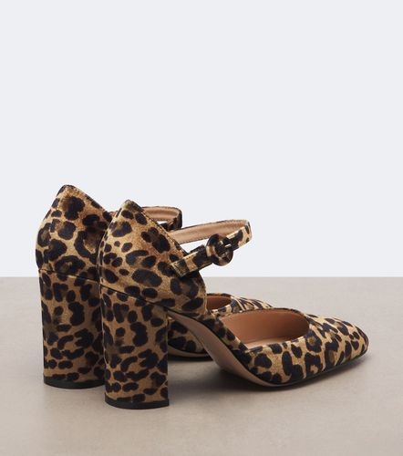 Leopard-print velvet pumps - Gianvito Rossi - Modalova