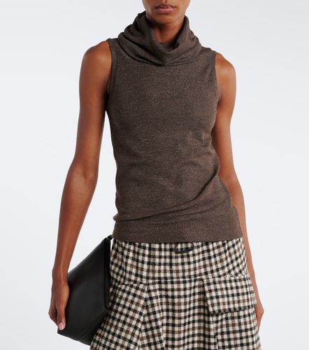 Wool-blend turtleneck top - Brunello Cucinelli - Modalova