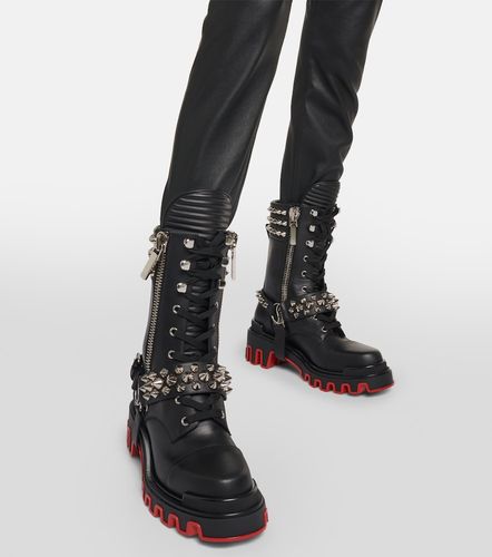 Botas biker Janetta adornadas - Christian Louboutin - Modalova