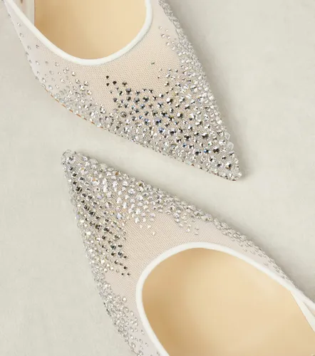 Pumps Love 85 in mesh con cristalli - Jimmy Choo - Modalova