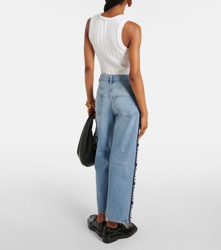 Jeans rectos Le Jane Crop de croché - Frame - Modalova