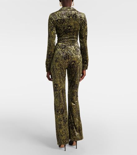Pantalones flared Ruthette de terciopelo - Diane von Furstenberg - Modalova