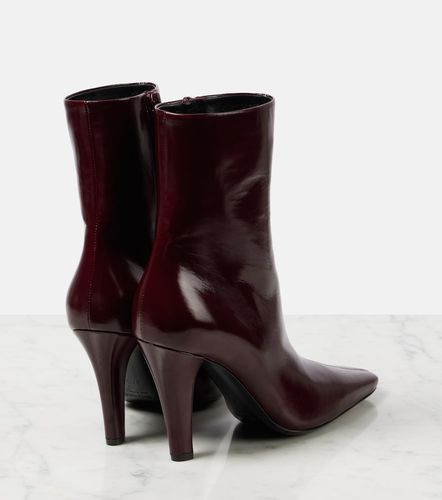 Jill 95 leather ankle boots - Saint Laurent - Modalova