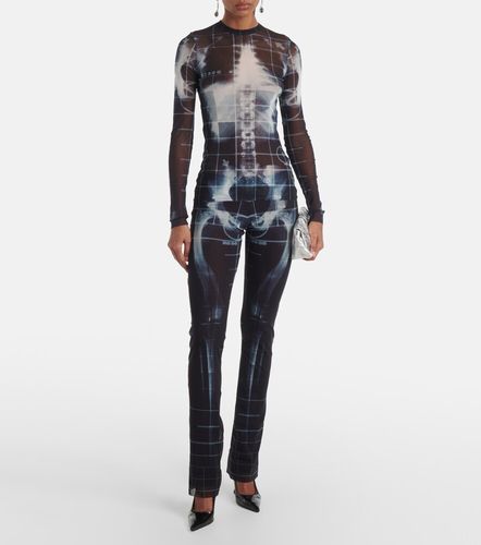 Pantaloni regular Squeletor in mesh - Jean Paul Gaultier - Modalova