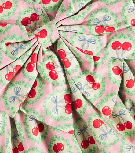Konges Sløjd Vestido Evia de algodón estampado con lazo - Konges Slojd - Modalova