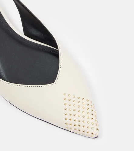 Branee studded leather slingback flats - Isabel Marant - Modalova
