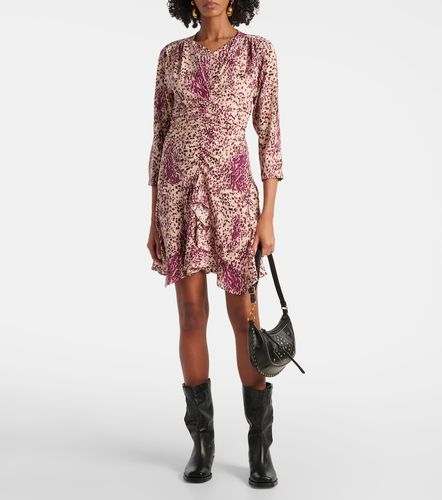 Octavia printed silk-blend minidress - Isabel Marant - Modalova