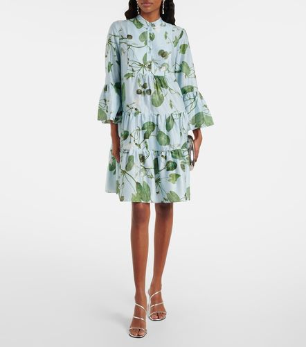 Vestido corto de algodón floral - Erdem - Modalova