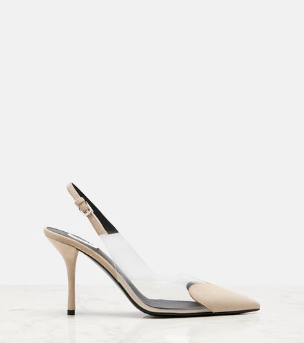 Alaïa Pumps slingback Cœur 90 in suede e PVC - Alaia - Modalova