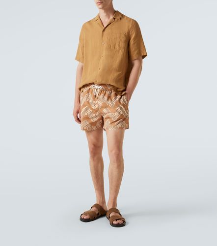 Camicia bowling Angelo in lino - Frescobol Carioca - Modalova
