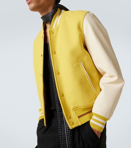 Giacca varsity in lana e pelle - Tom Ford - Modalova