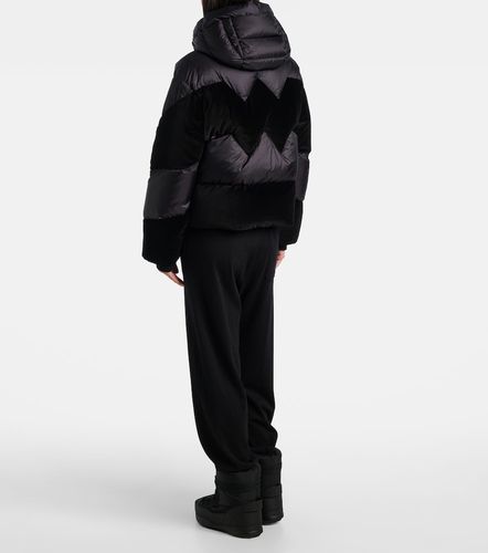Cathy velvet-trimmed down jacket - Bogner - Modalova