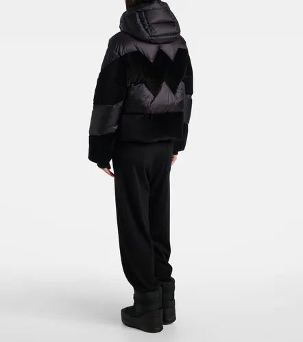 Cathy velvet-trimmed down jacket - Bogner - Modalova
