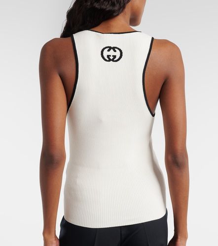 Gucci Top aus Rippstrick - Gucci - Modalova