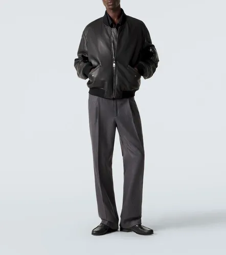Chaqueta bomber de piel - Dolce&Gabbana - Modalova