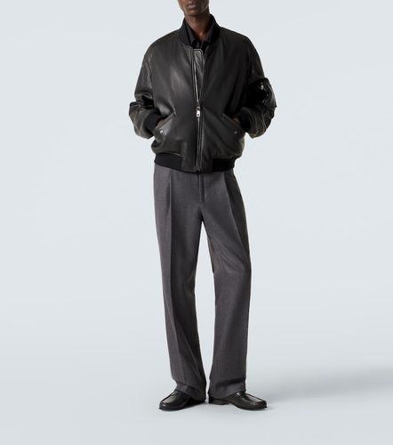 Dolce&Gabbana Leather bomber jacket - Dolce&Gabbana - Modalova