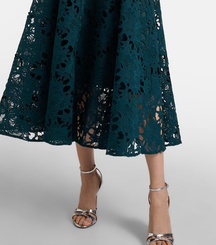 Leo Lin Midikleid Aliyah mit Spitze - Leo Lin - Modalova