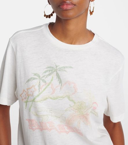 Camiseta Zewel de algodón estampada - Marant Etoile - Modalova