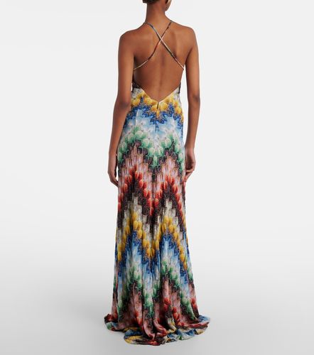 Abito lungo con lamé a zig zag - Missoni - Modalova