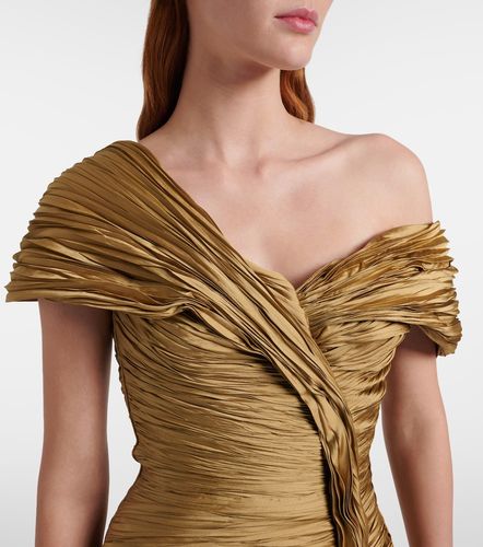 Marmar Halim Off-Shoulder-Robe - Marmar Halim - Modalova