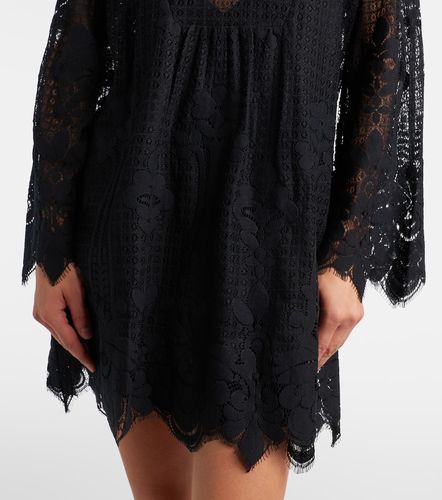 Vestido corto Elizabeth de encaje de mezcla de algodón - Melissa Odabash - Modalova