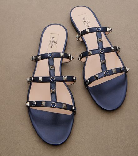 Sandali Rockstud in pelle - Valentino Garavani - Modalova