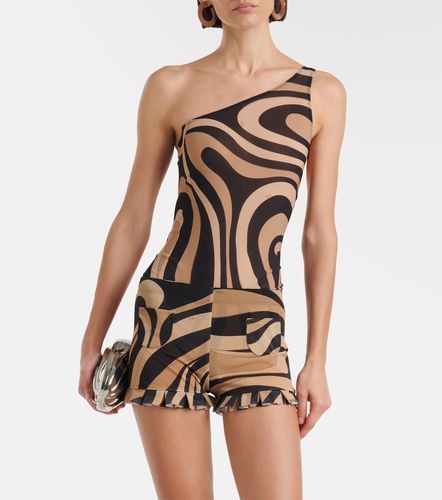 Pucci Marmo ruffled mesh shorts - Pucci - Modalova