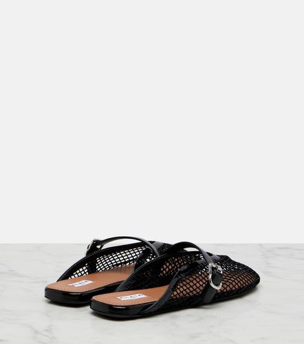 Alaïa Mules de red con piel - Alaia - Modalova