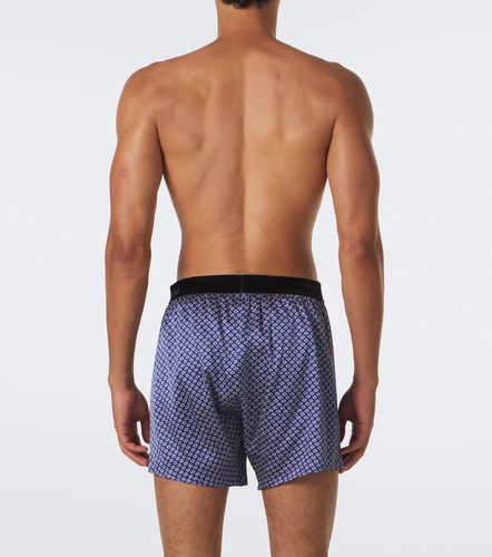 Tom Ford Printed silk-blend boxers - Tom Ford - Modalova