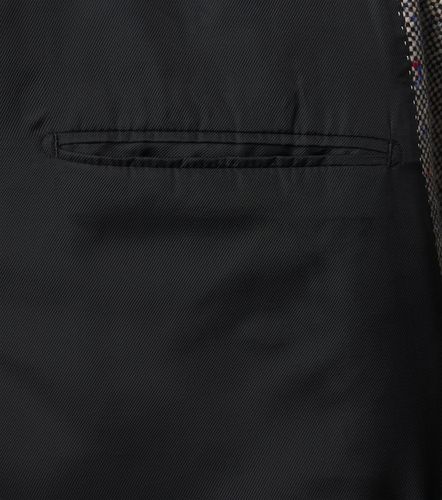 Checked double-breasted wool blazer - Dries Van Noten - Modalova