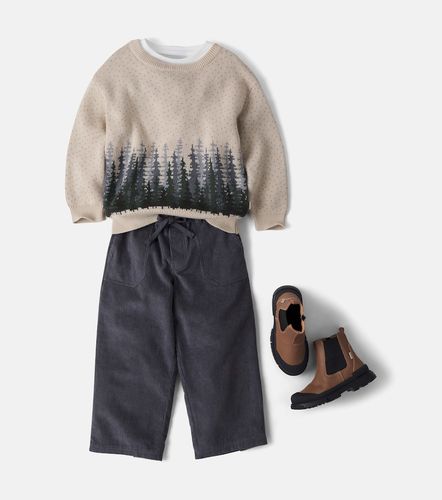 Jersey Finley de algodón en jacquard - Wheat - Modalova