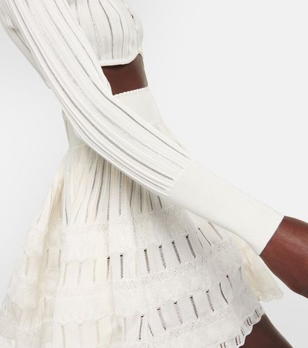 Alaia Ribbed-knit cropped cardigan - Alaia - Modalova