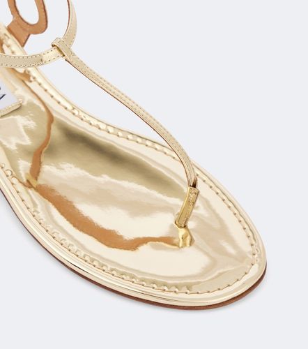 Sandali infradito Almost Bare in pelle - Aquazzura - Modalova